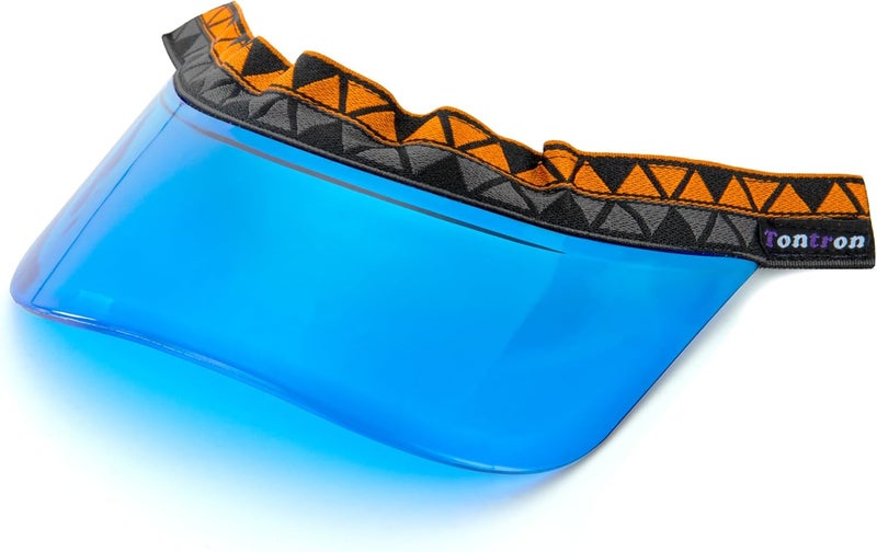 Tontron Colourvisor Removable Helmet Visor | Helmet Brim (Blue) - Image 1
